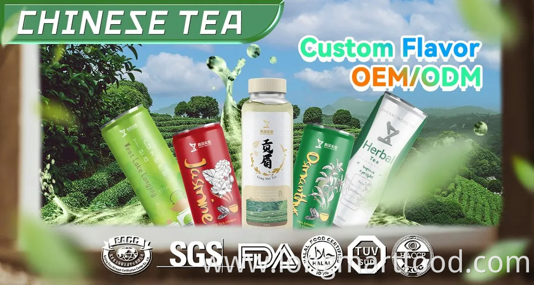 Low Fat 330ml Custom Aluminum Canned Jin Jun Mei Flavor Black Tea Custom Label Low Price Many Flavour Tea Drink in Can